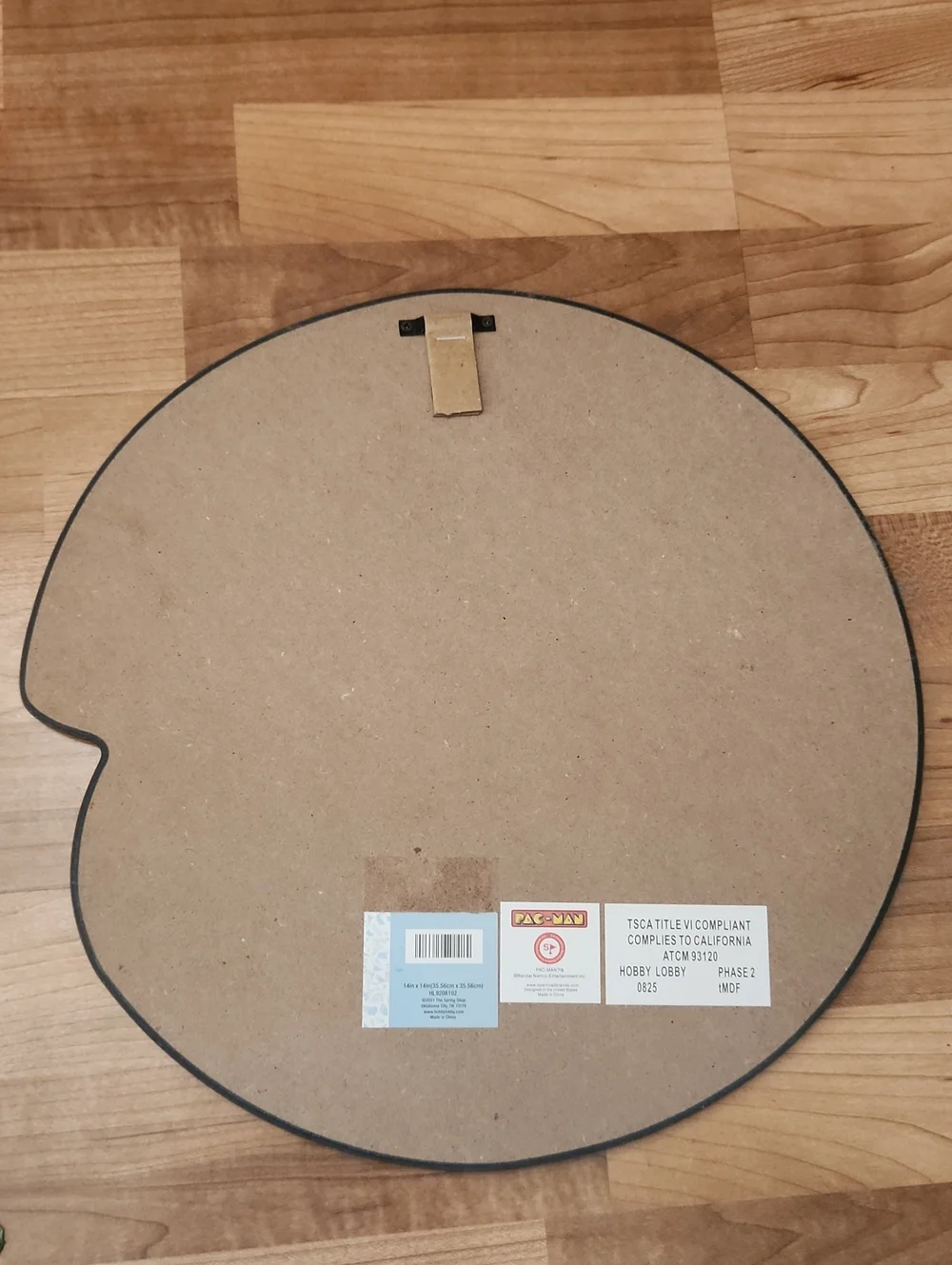 Pac-Man Wood Wall Hanging